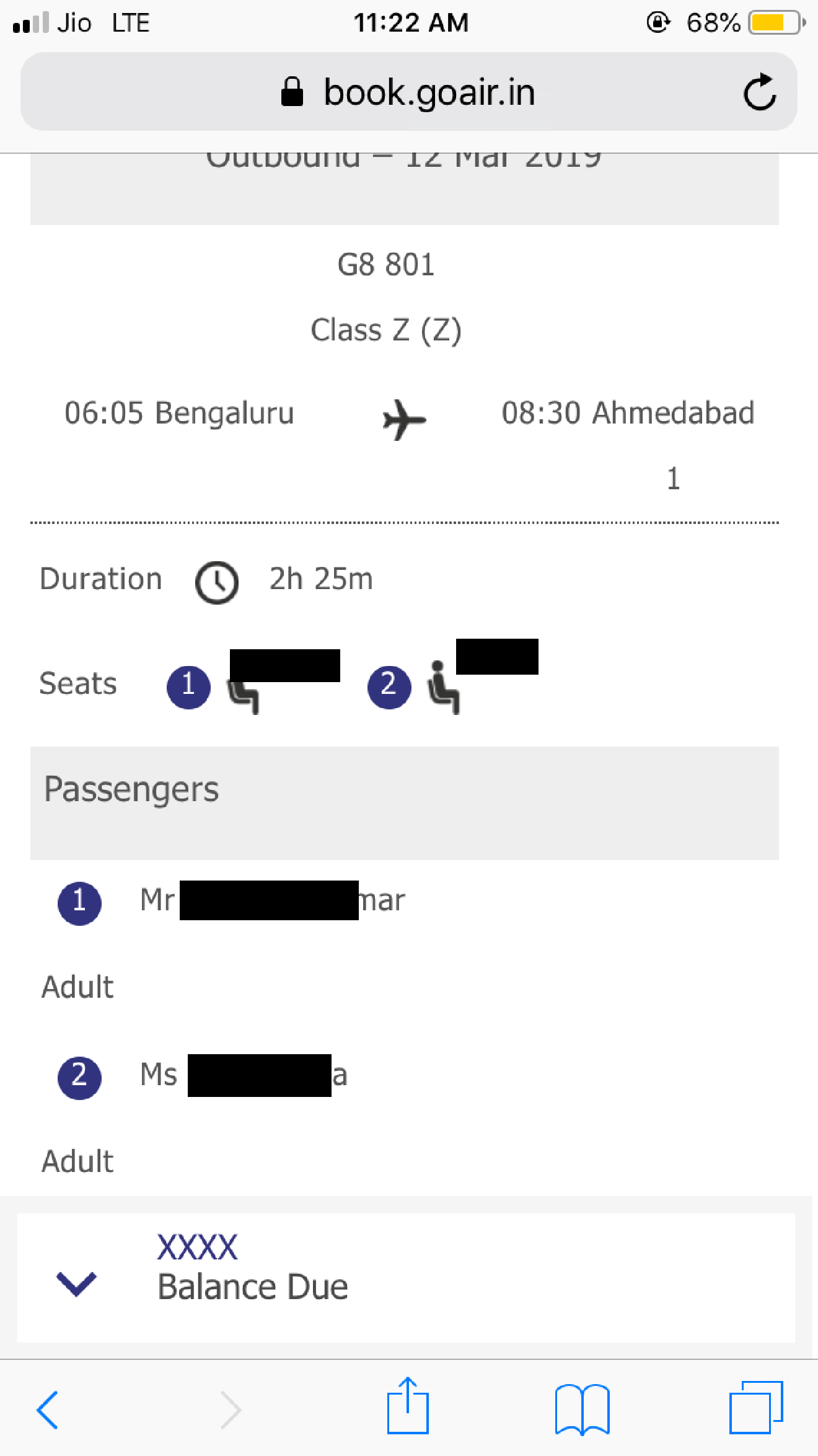 Boarding pass photo