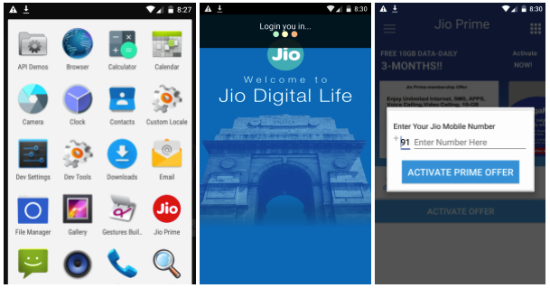 Jio Apps Screenshot